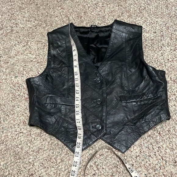 Vintage leather vest - Picture 5 of 8
